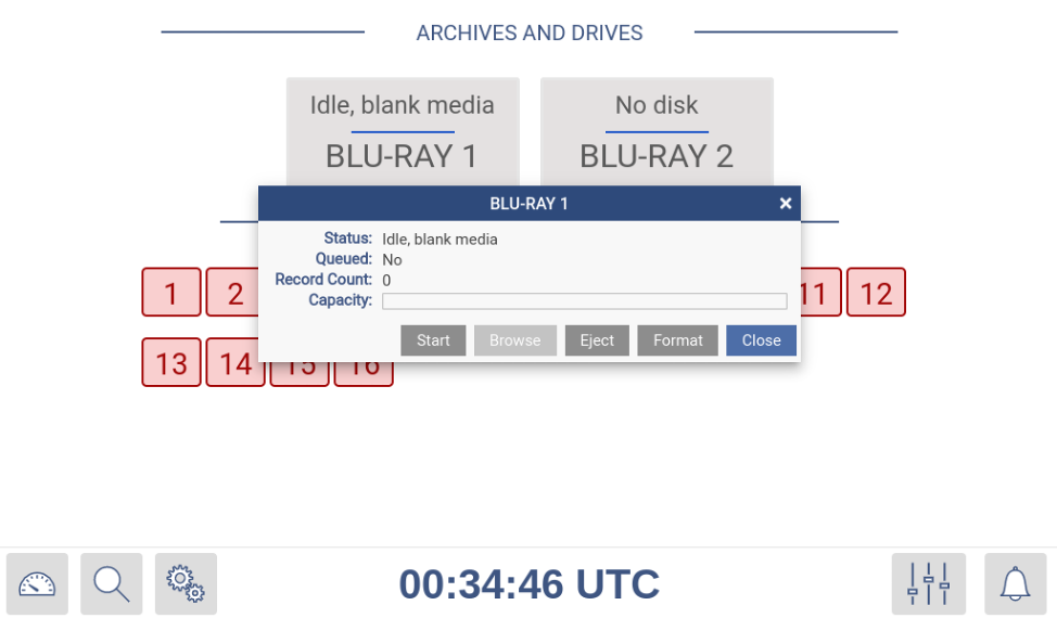 Archive Pop Up on Info Screen