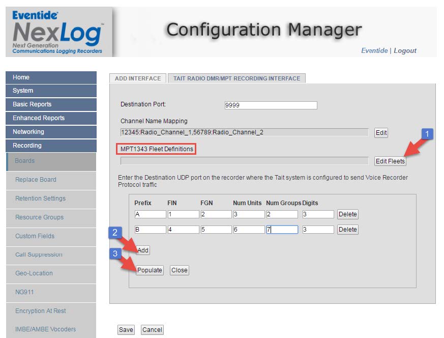 MPT1343 Fleet Definitions