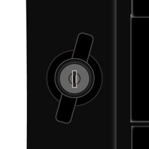 Front Panel Door Lock (Close-Up)