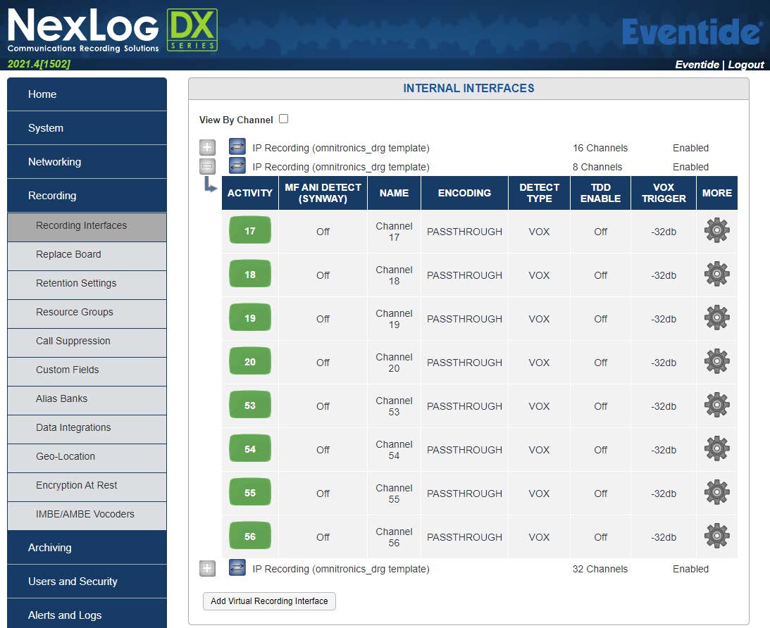Template Field Details