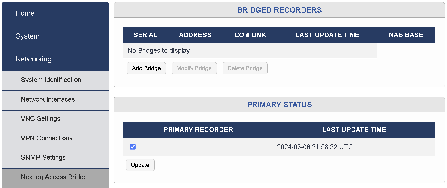 NexLog Access Bridge