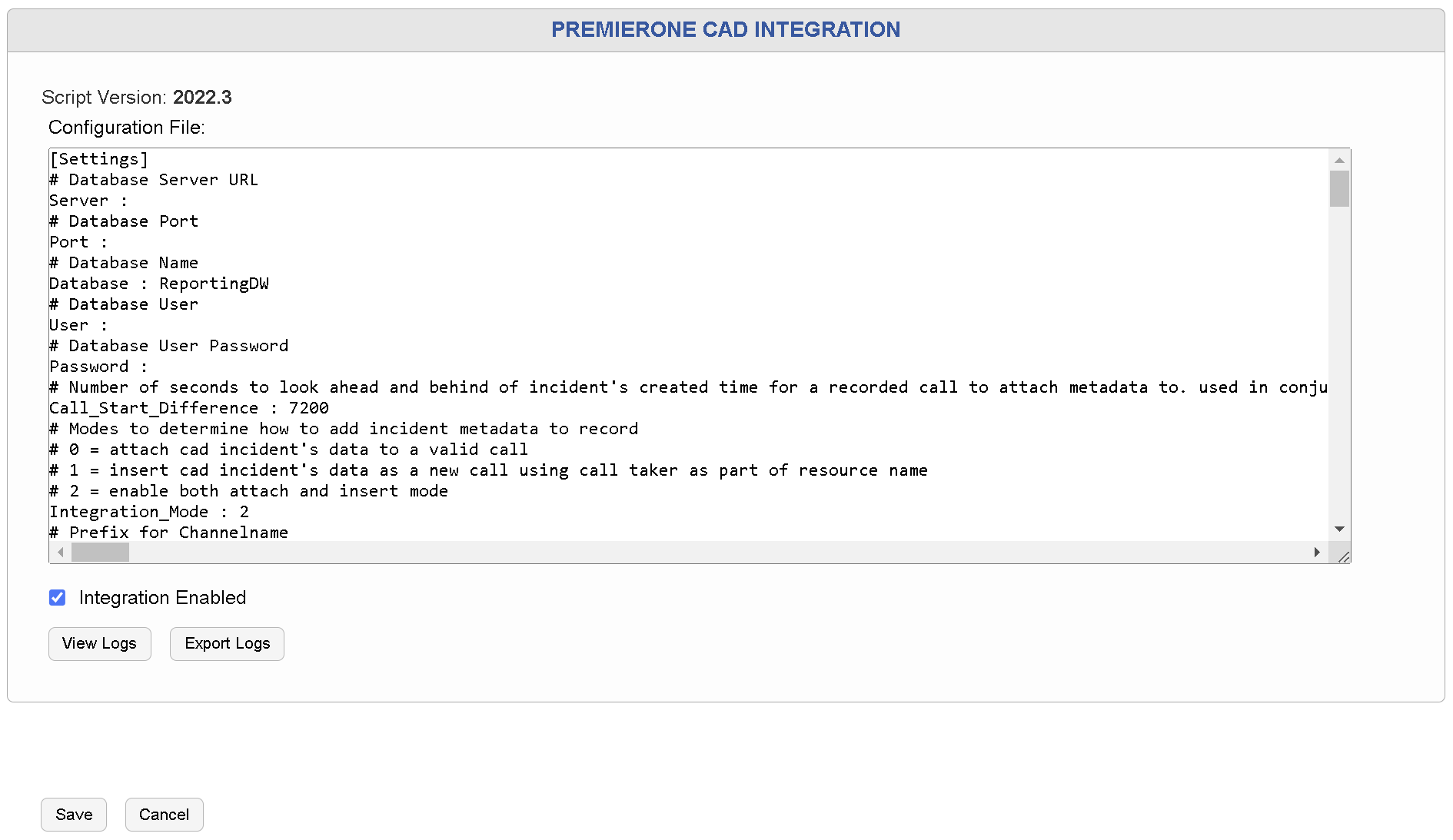 PremierOne CAD Integration