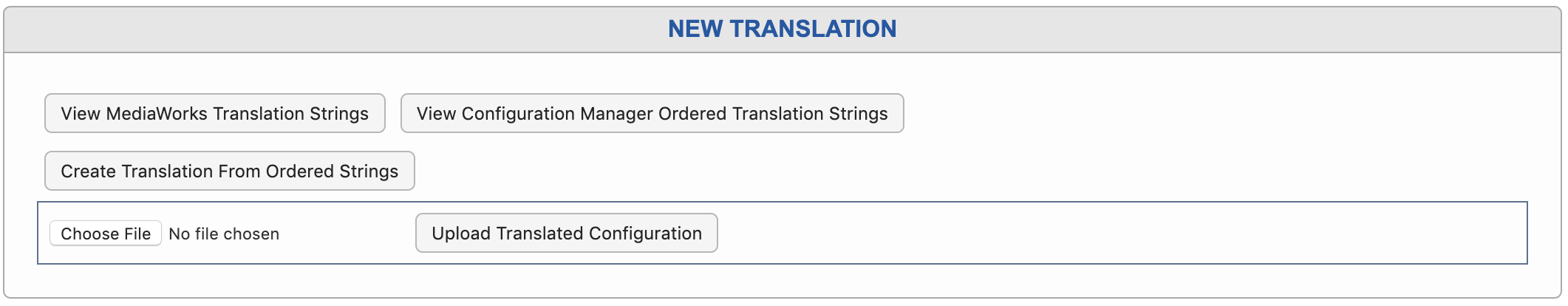 New Translations