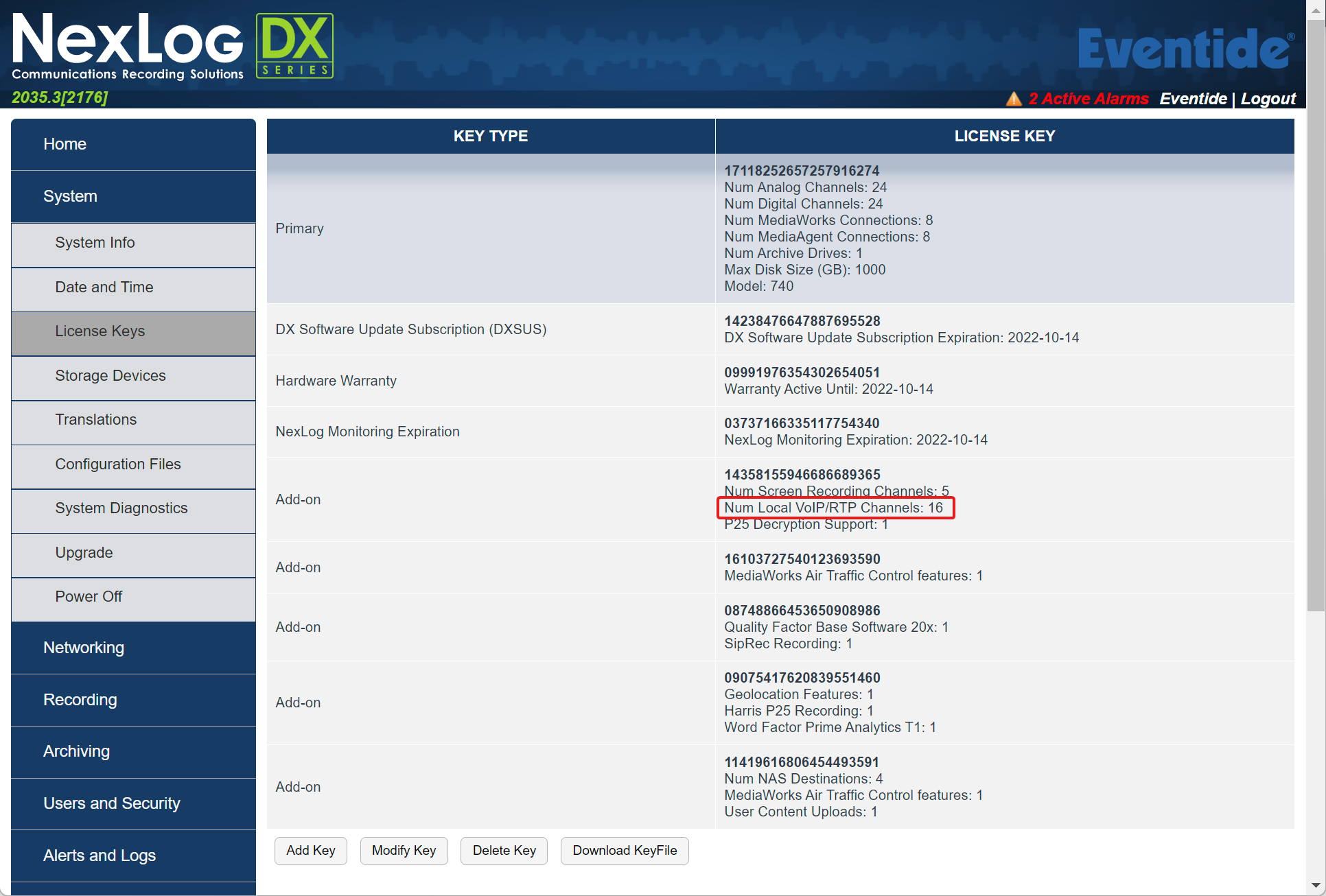 Configuring VOIP Channels